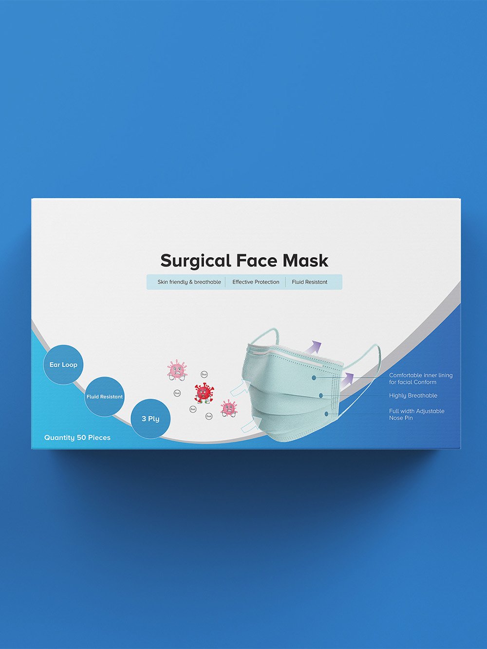Custom Face Mask Box