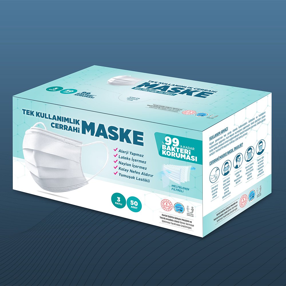Custom Face Mask Box