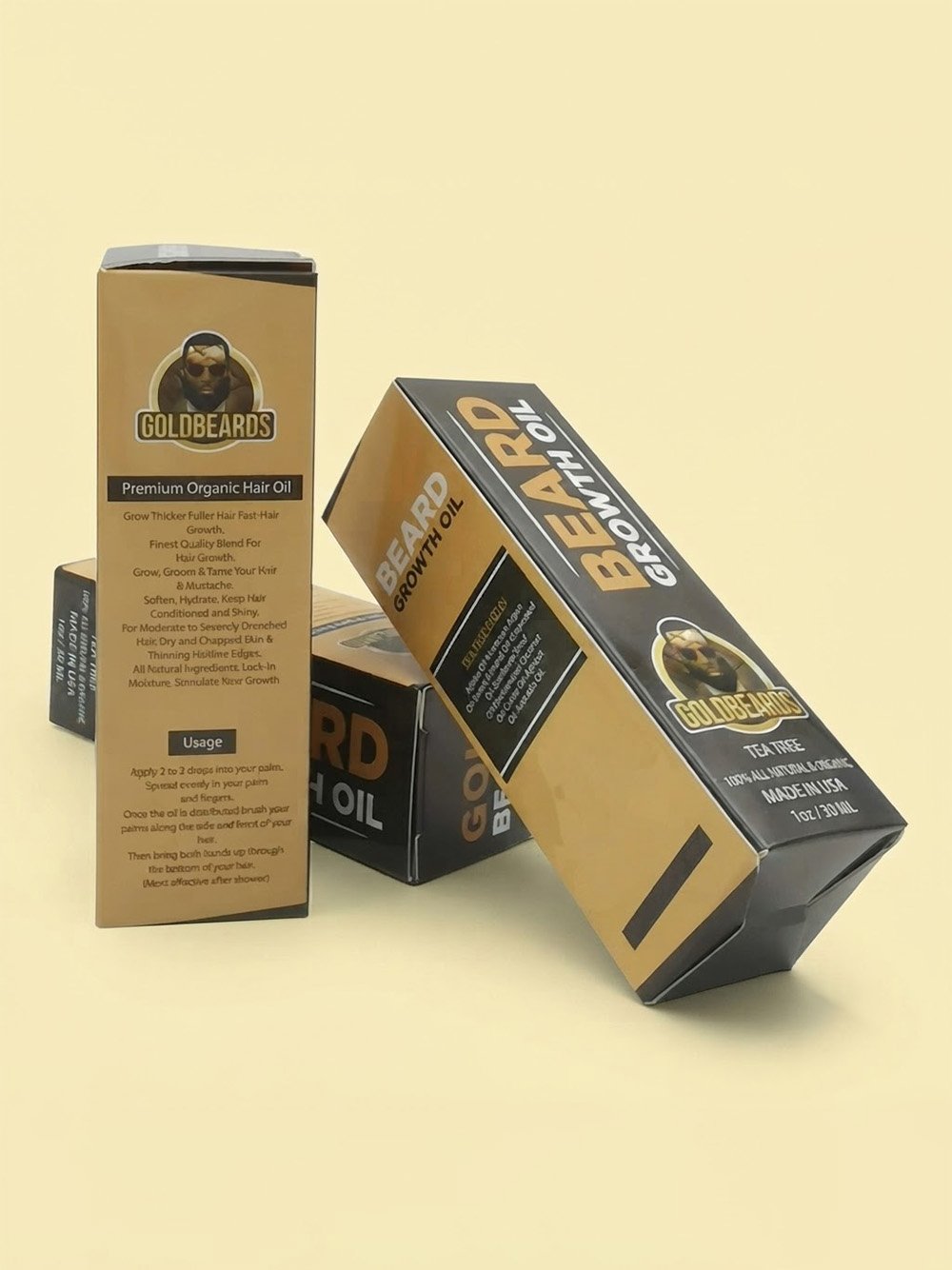 Hair Oil boxes