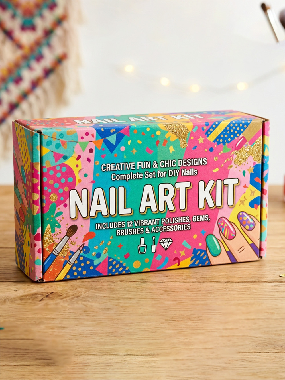 Nail Art Kit Box