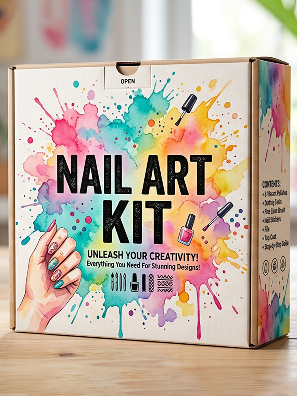 Nail Art Kit Box