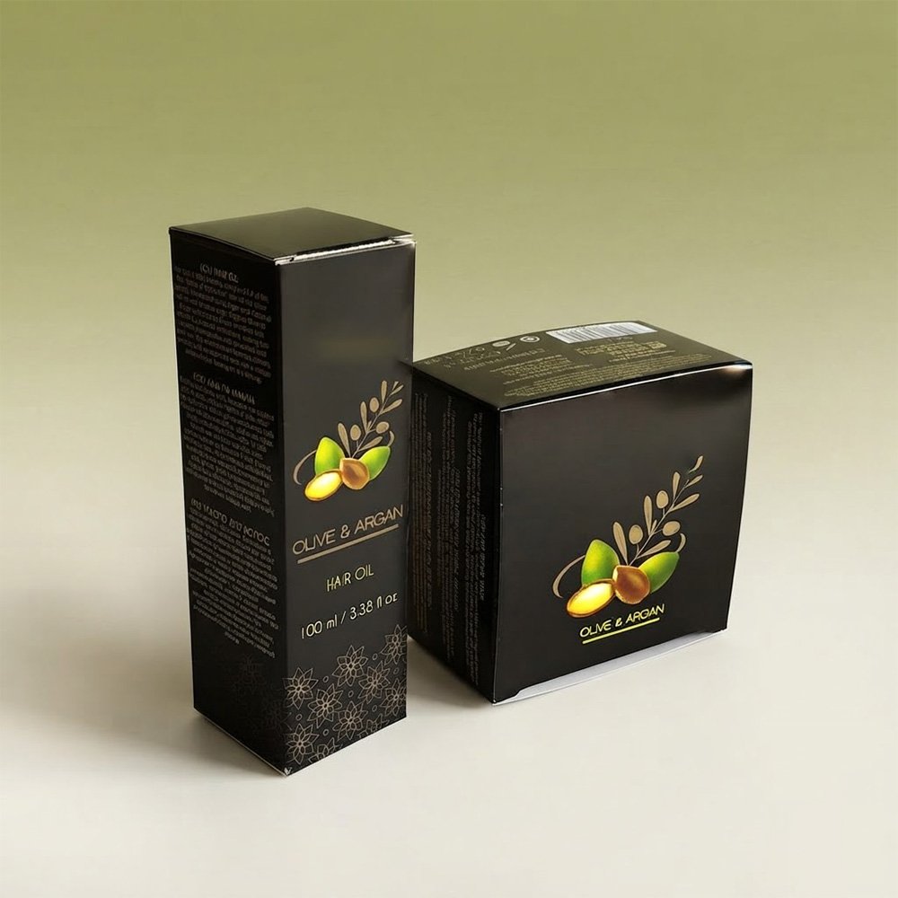 Hair Oil boxes
