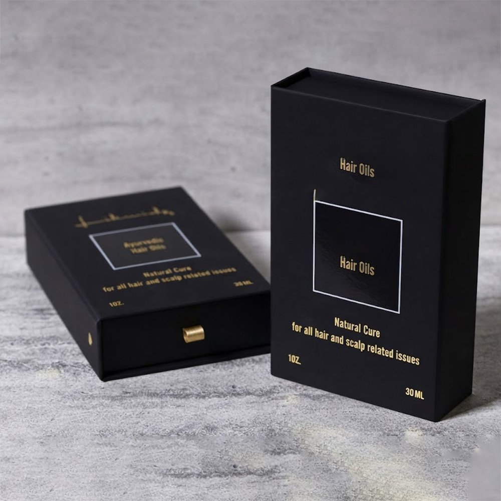 Hair Oil boxes