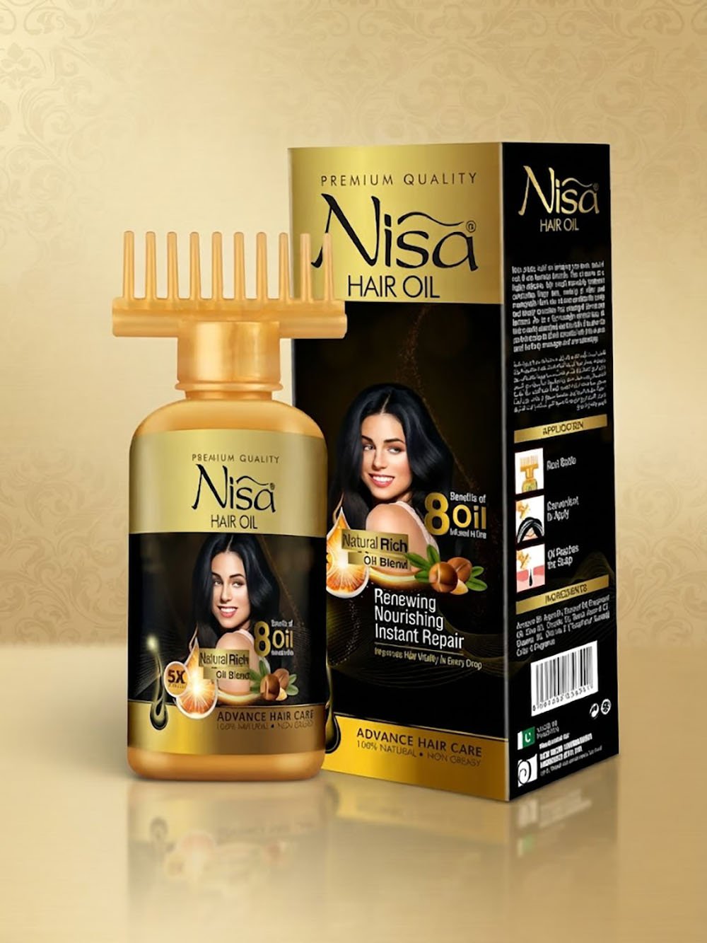 Custom Hair Oil Boxes