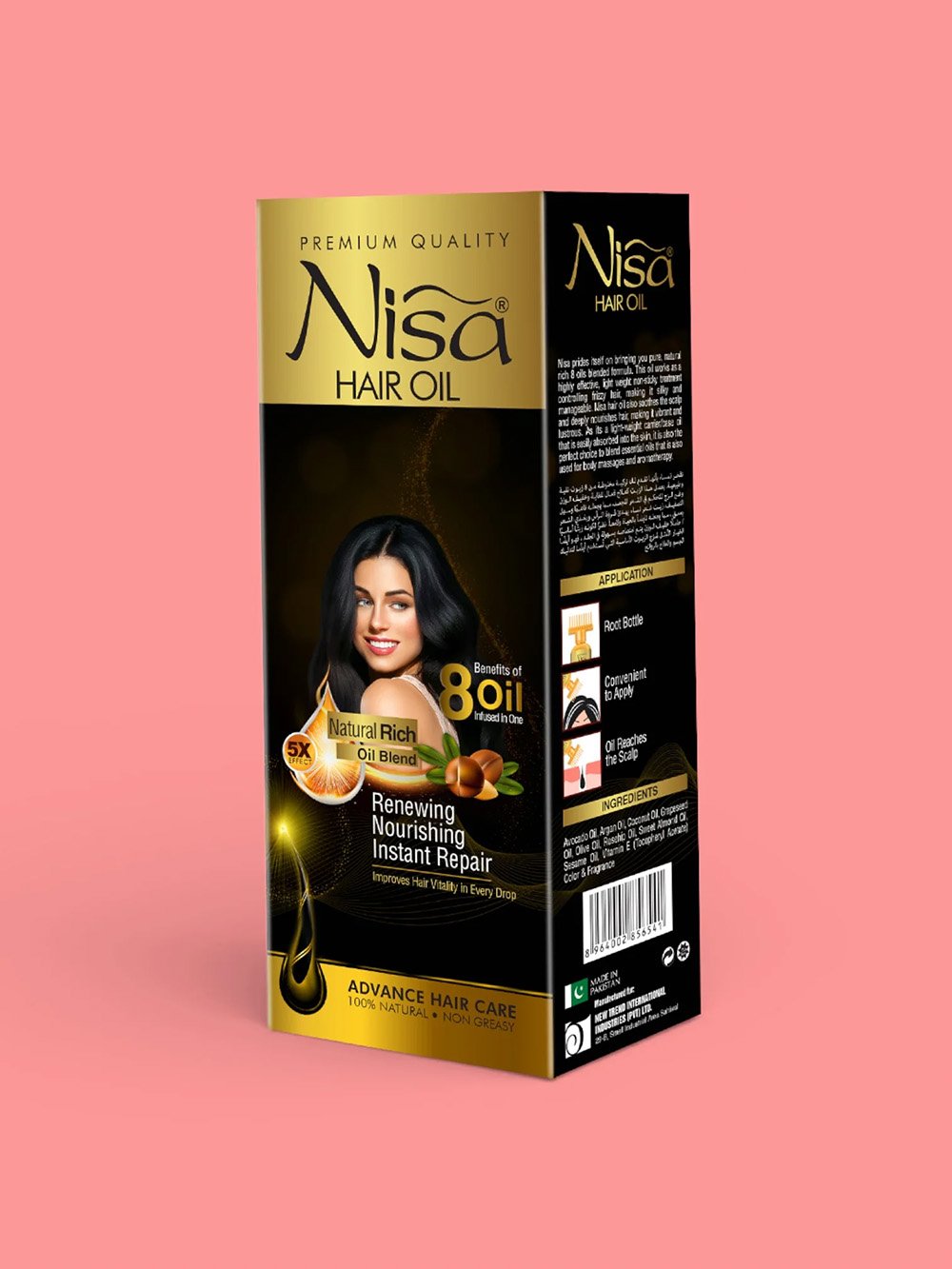 Custom Hair Oil Boxes