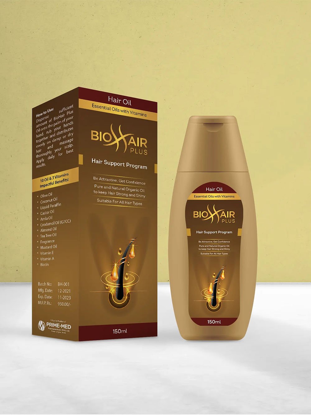 Custom Hair Oil Boxes
