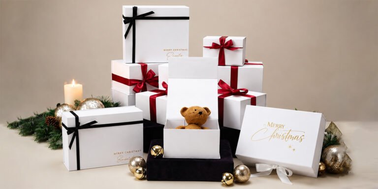 White Rigid Gift Boxes UK The Christmas Presentation Standard