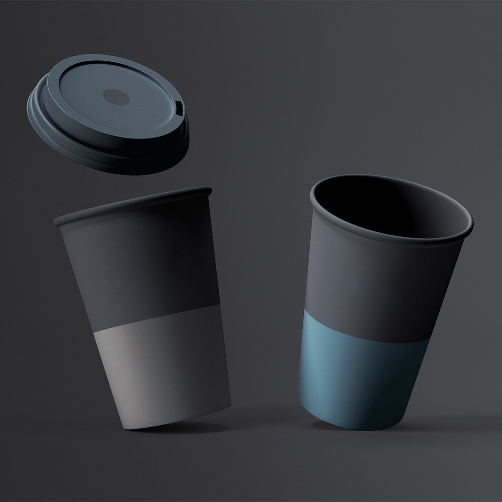 Coffee Cups With Lids Packaging