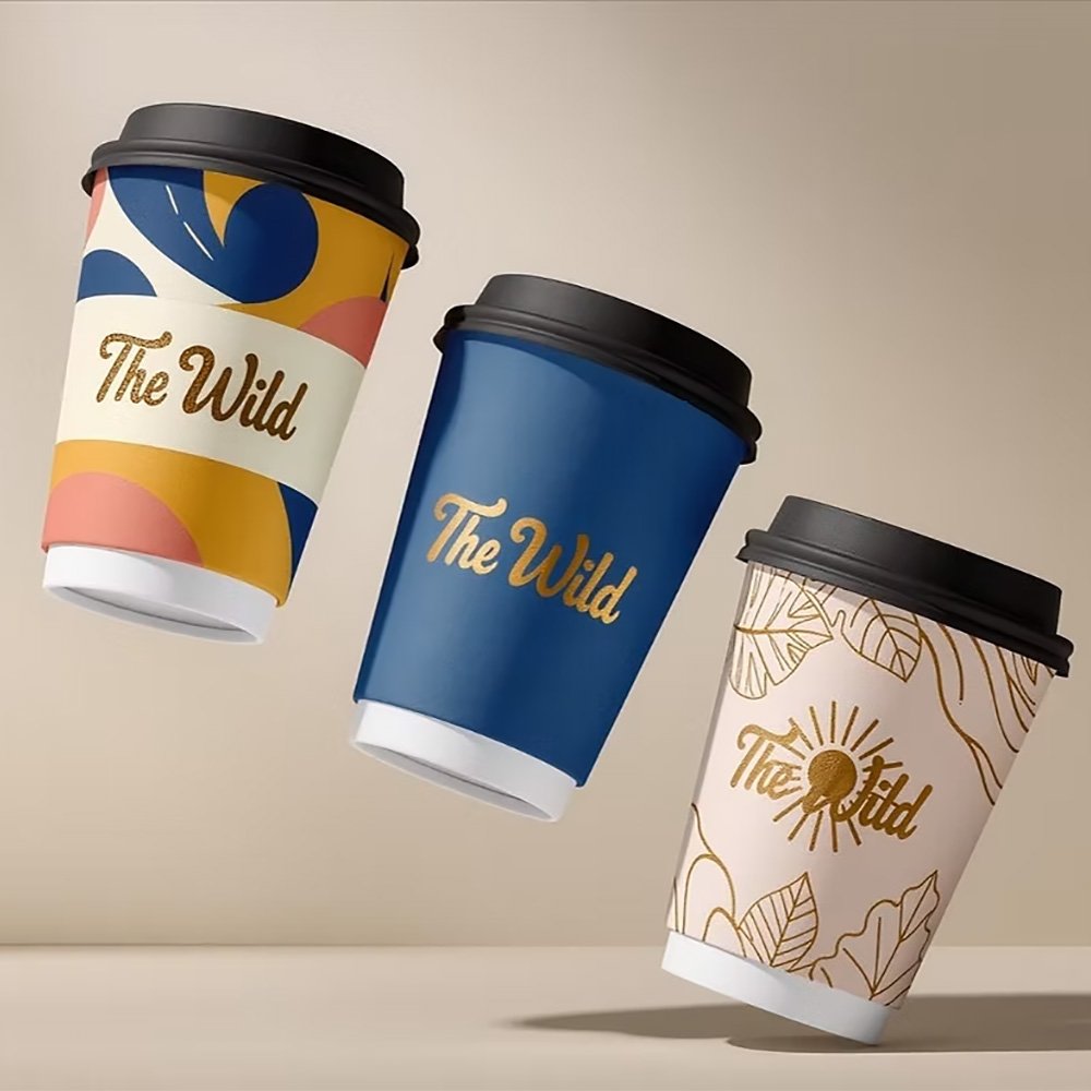 Coffee Cups With Lids Packaging