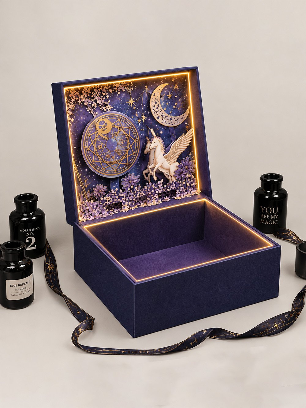 3D Paper light boxes