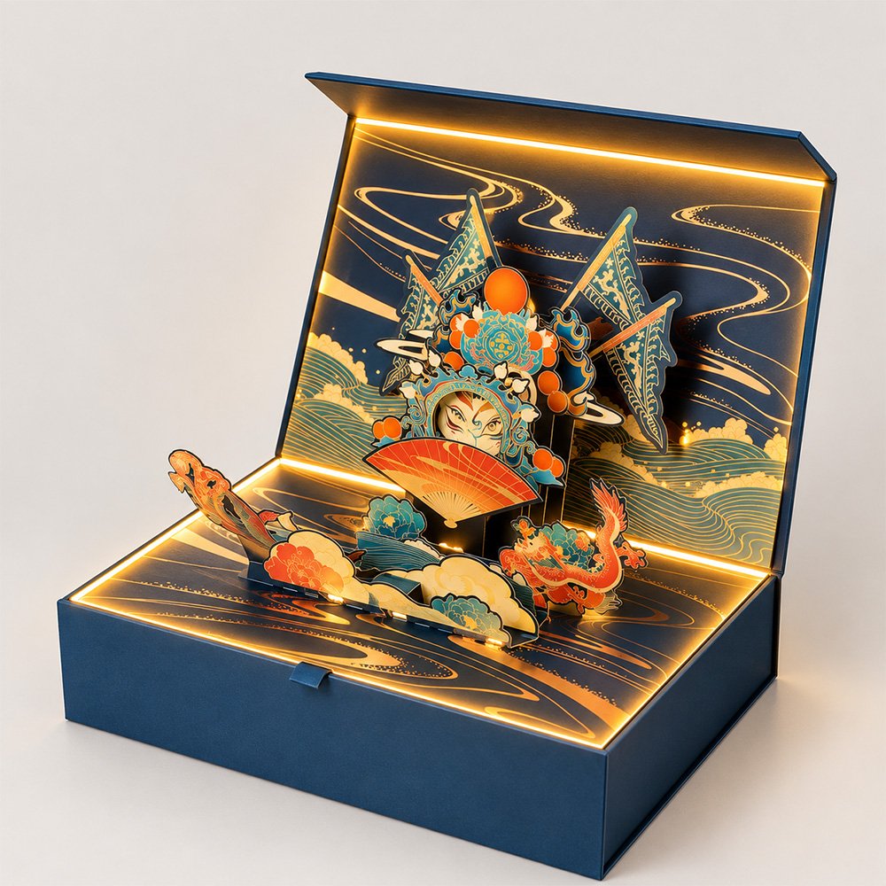 3D Paper Cut Light Boxes