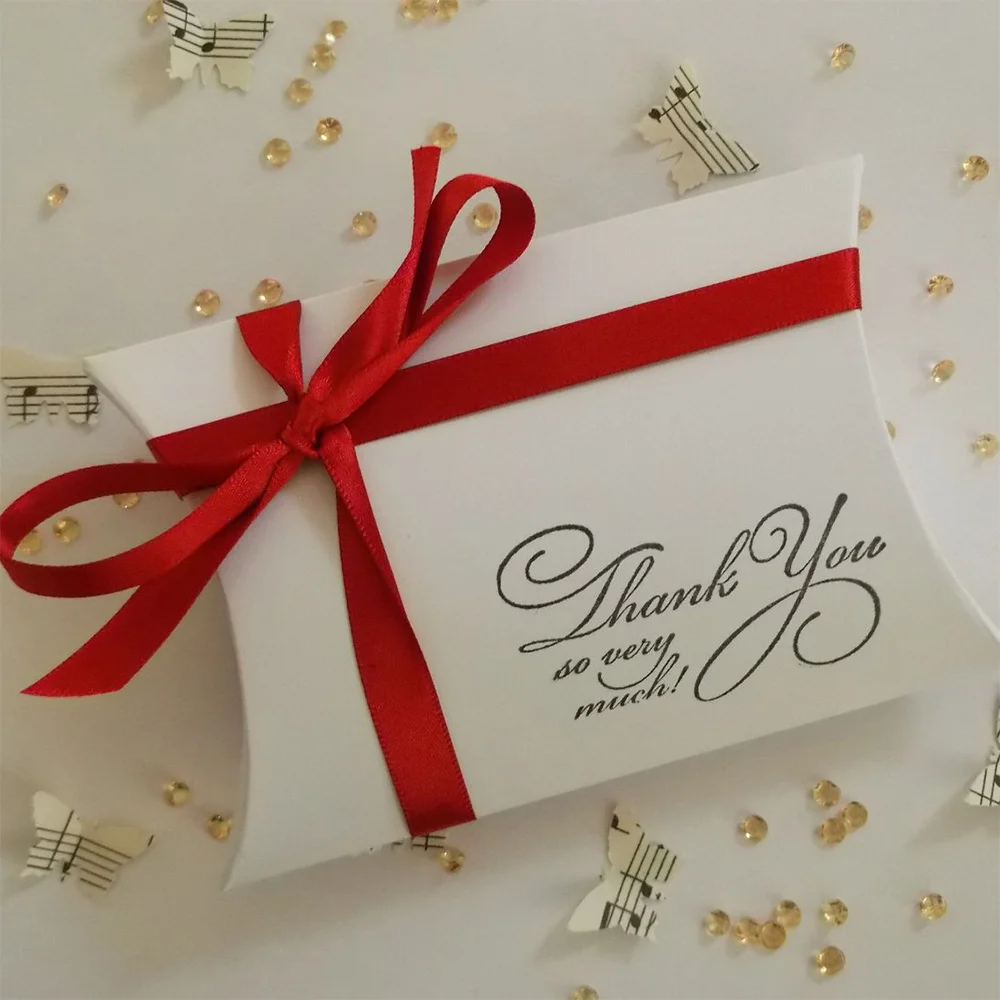 Kraft pillow box for small gifts