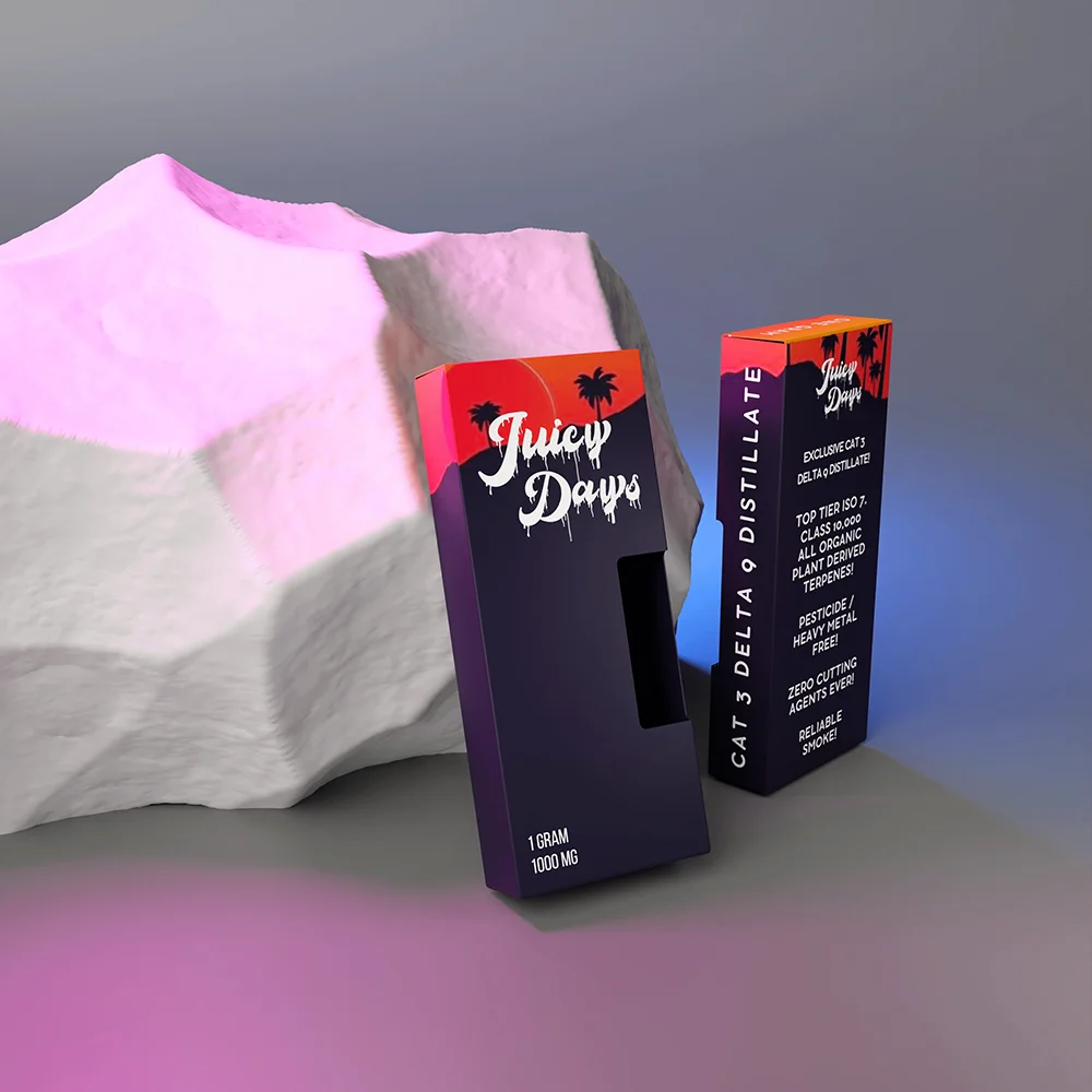 Custom vape cartridge boxes for cannabis and CBD oil