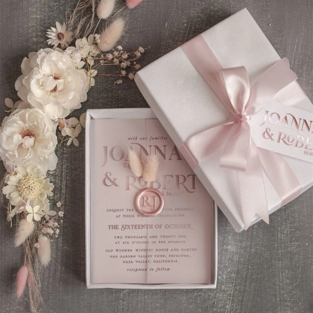 Custom Wedding Card Boxes