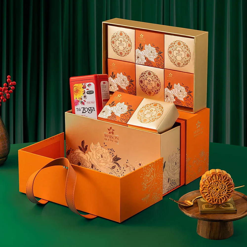 Custom-Shaped Rigid Boxes with logo and branding