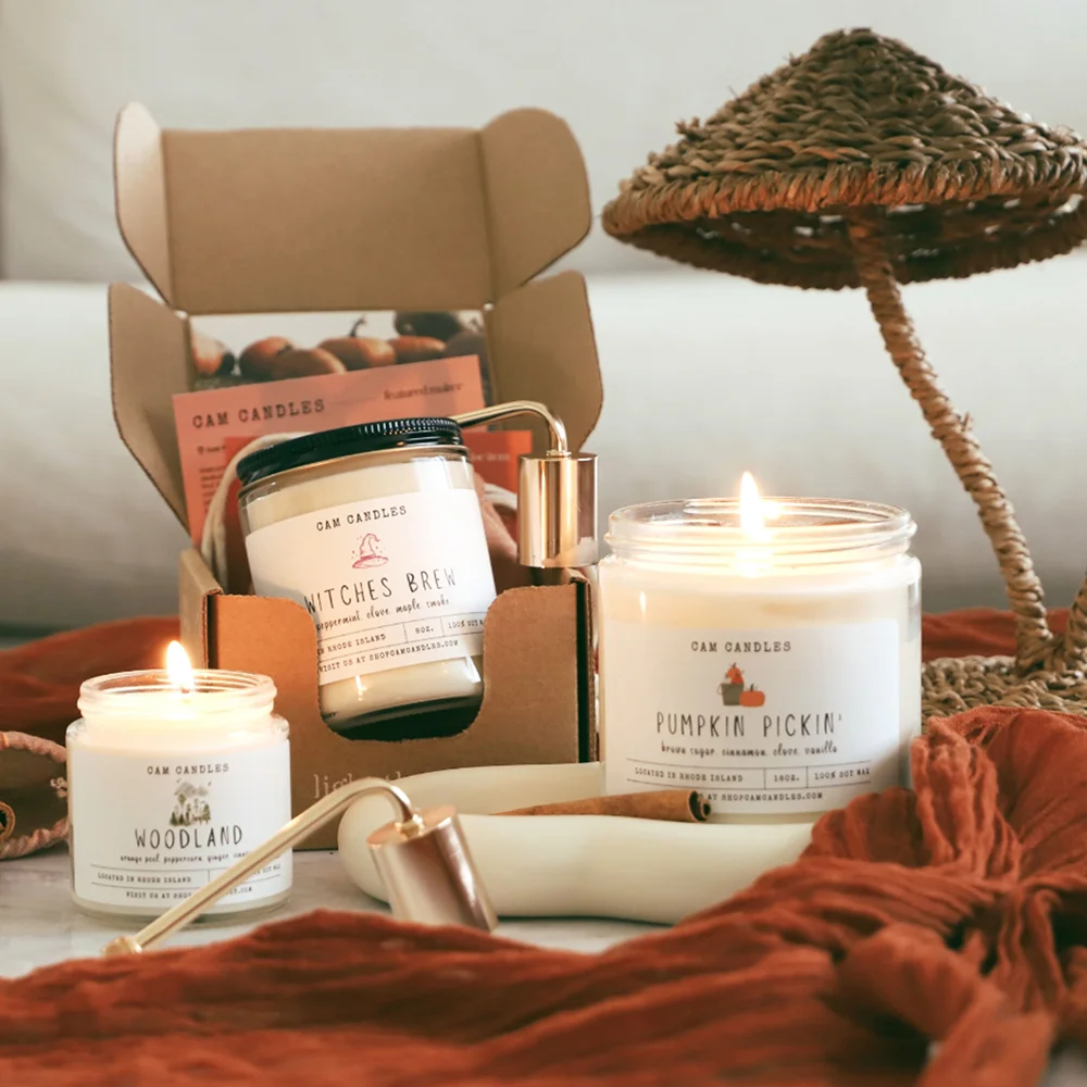 Luxury candle subscription shipping boxes for premium home fragrance subscription brands UK