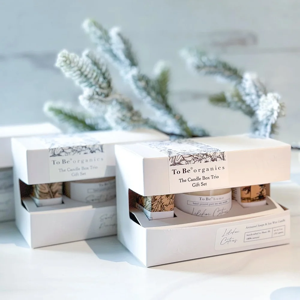 Luxury candle packaging boxes with clear window display