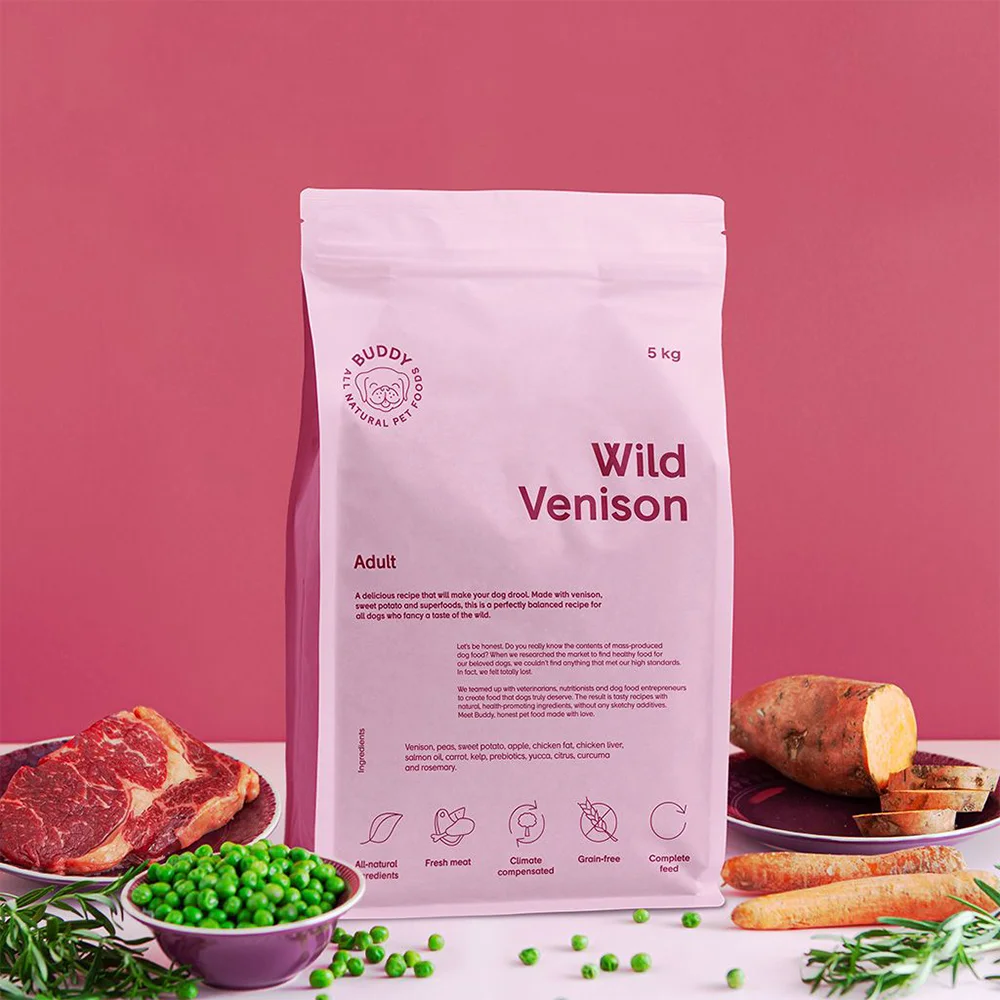Kraft Paper Flat Bottom Pouch Custom Print For Food Packaging