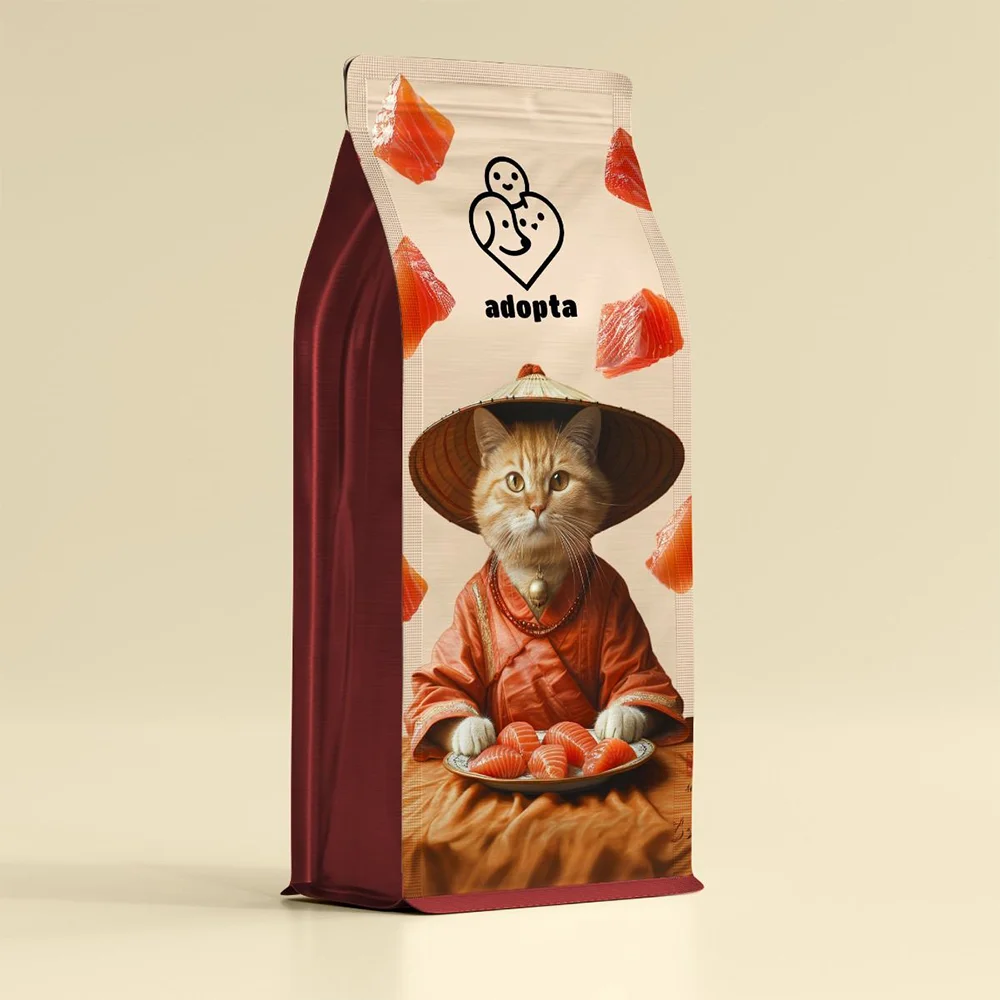 Wholesale Pet Food Packaging Bags 1kg 2kg 2.5kg 5kg Cat Treat Pouch
