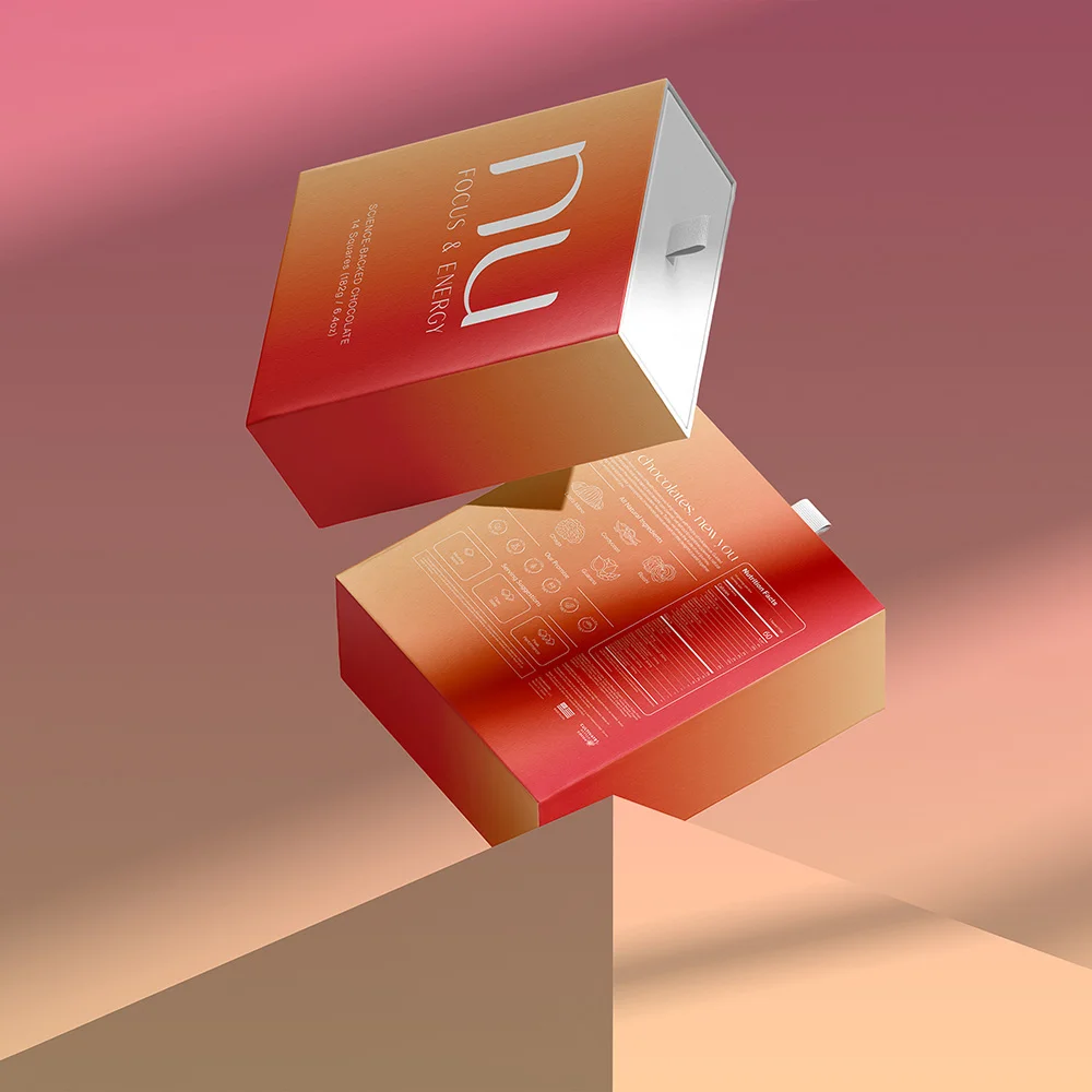 Ribbon Closure Rigid Box for Luxury Gift Packaging