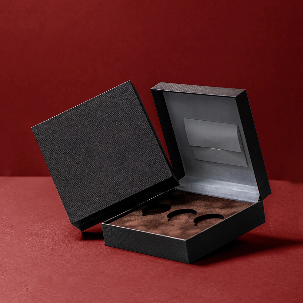 Luxury Leather Rigid Boxes for premium product packaging