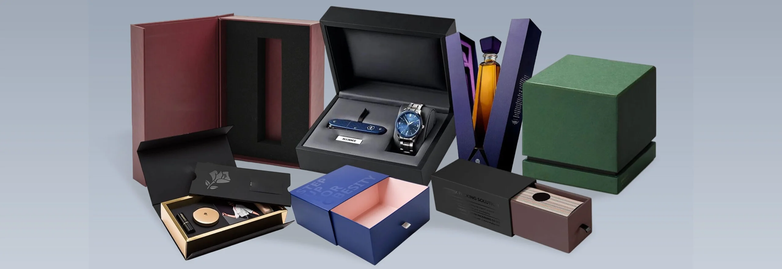 Custom Wholesale Rigid Boxes