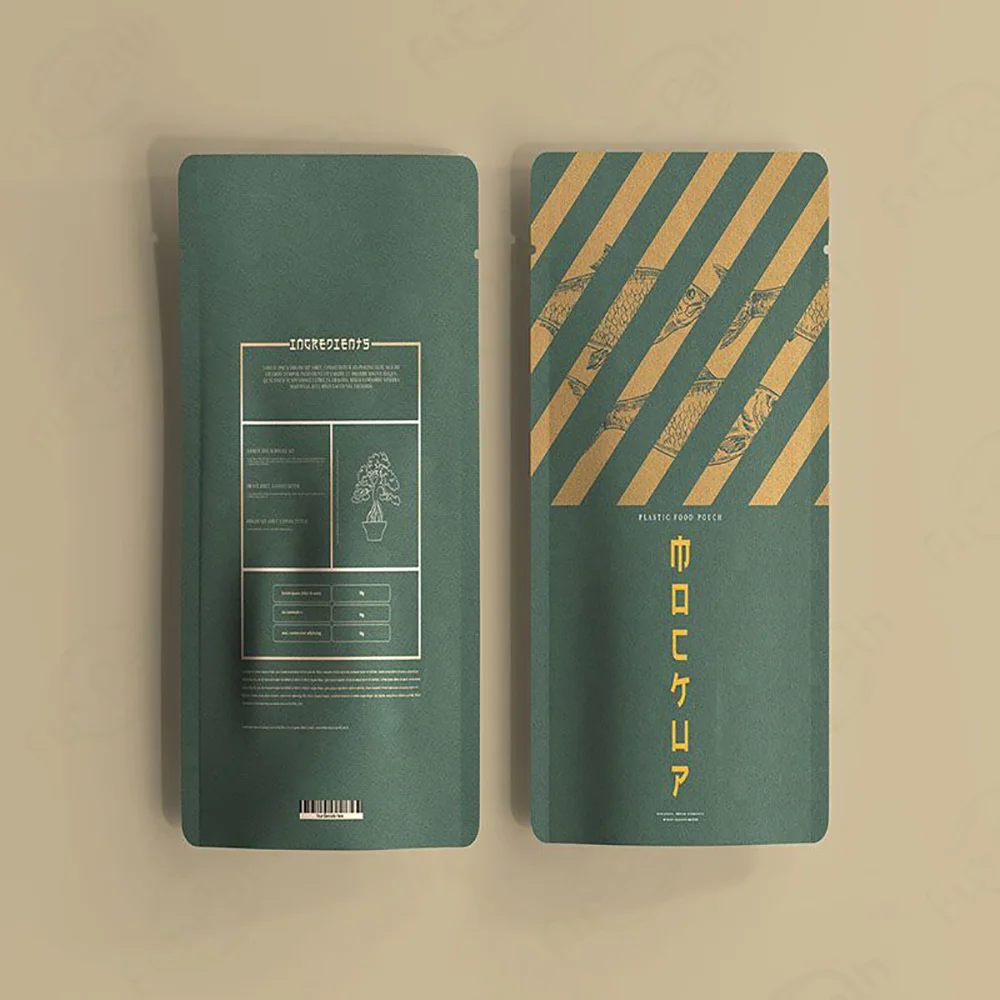 Kraft compostable Pouches