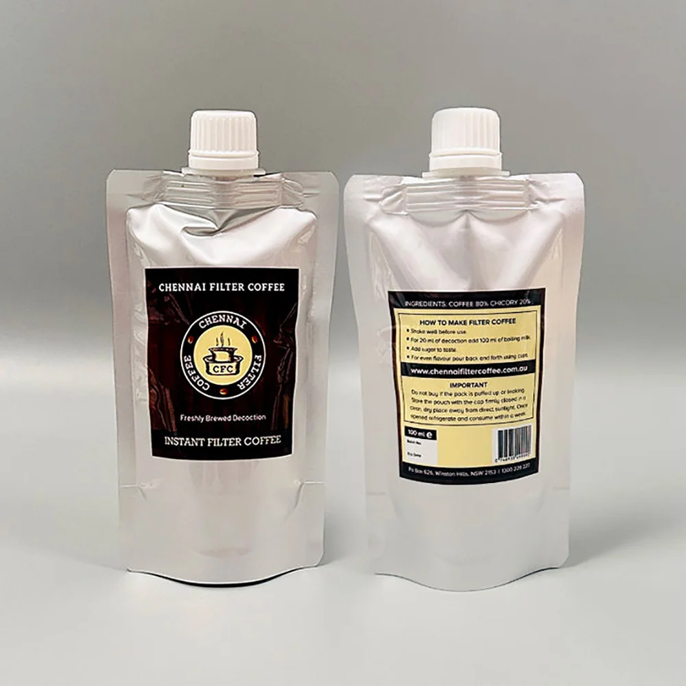 Liquid Refill Spout Pouches & Wine packaging pouch with spout