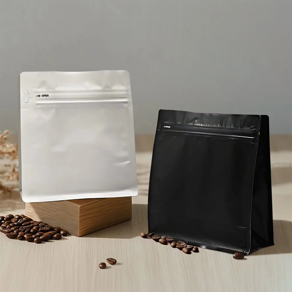 Zip lock Flat Bottom Bags